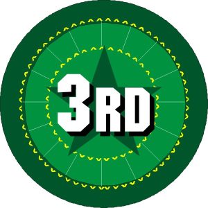 3rd Place (25mm Centre)