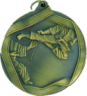 60mm Karate Medallion