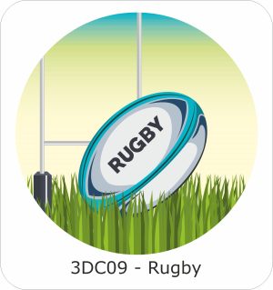 3D Series - 50mm Rugby