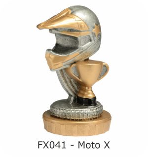 Moto X Flex Figure 75mm (Silver & Gold)