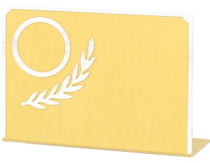 Aluminium Wreath Plaque
