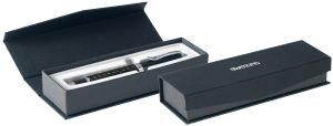 Carbon Finish Roller Ball Pen in Box