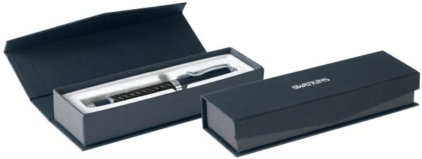 Carbon Finish Roller Ball Pen in Box