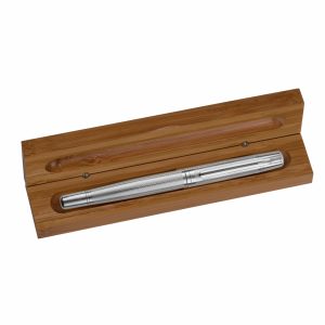 Wooden Box with Roller Ball Pen