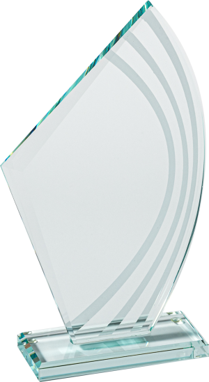 Crystal Plaque with Mirror (Satin Box)
