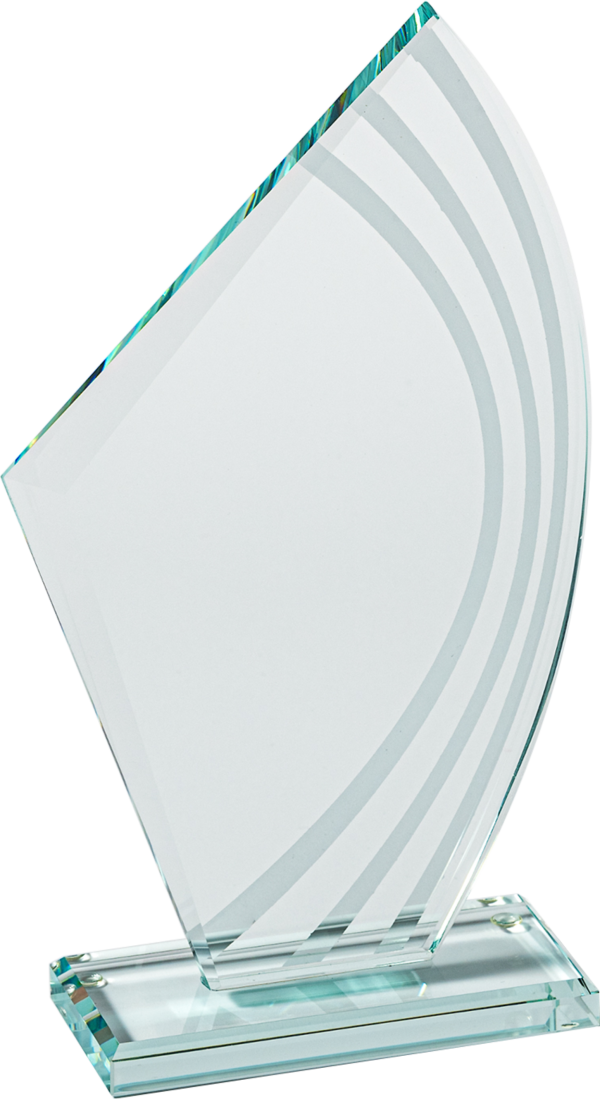 Crystal Plaque with Mirror (Satin Box)