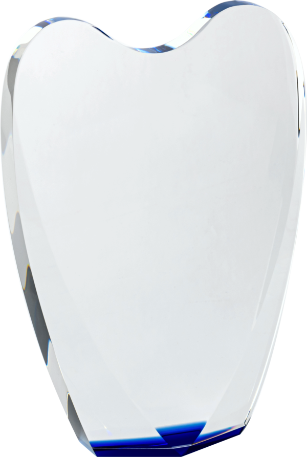Crystal Award with Blue (Satin Box)
