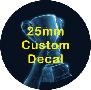 25mm Flat Custom Centre (Minimum Charge)