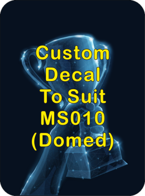 65 X 45mm Domed Decal to suit MS010 (50 - 99p
