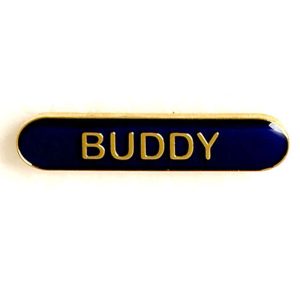 Buddy - Bar Shaped School Badge