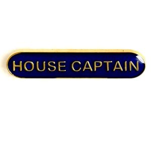 House Captain - Bar Shaped School Badge