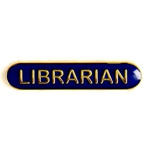 Librarian - Bar Shaped School Badge