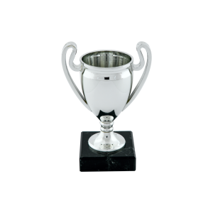 Plastic Euro Cup on Black Marble