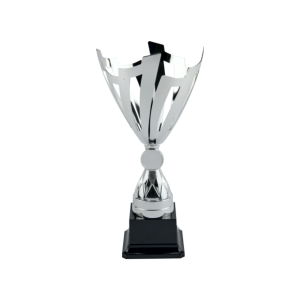 Laser Cut Silver Metal Cup