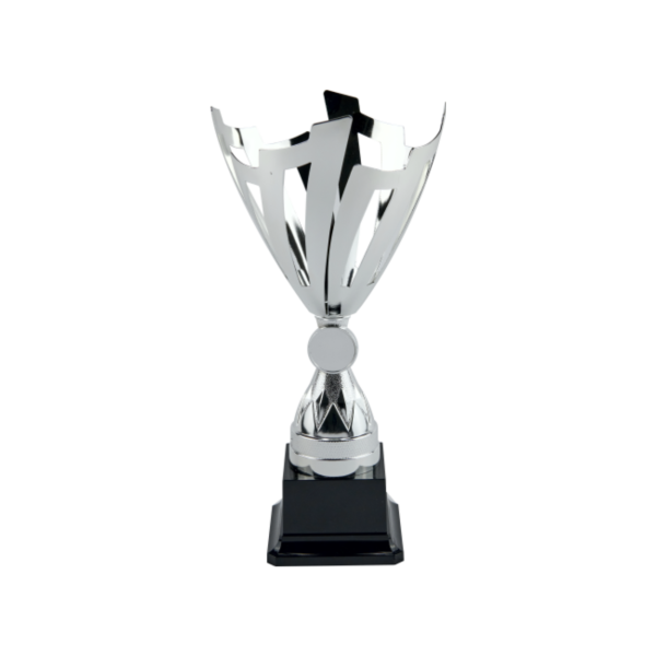 Laser Cut Silver Metal Cup