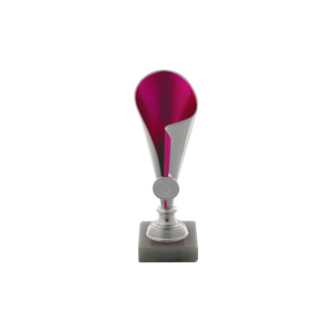 Silver/Pink Plastic Cup