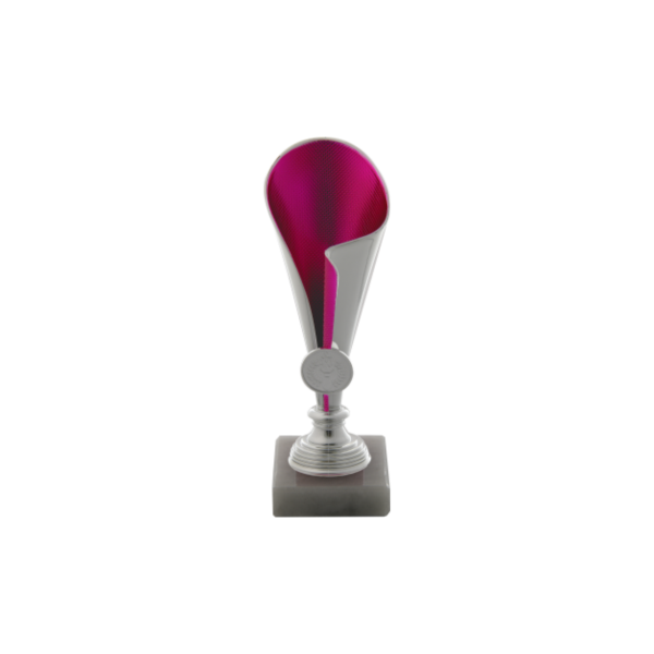 Silver/Pink Plastic Cup
