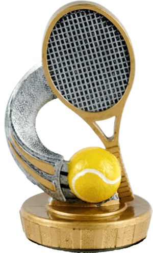 Tennis Flex Figure 75mm (Silver & Gold)