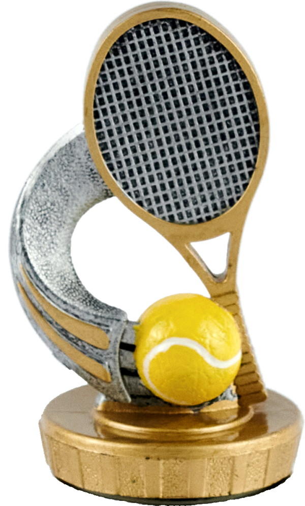 Tennis Flex Figure 75mm (Silver & Gold)