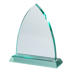 Pointed Glass Plaque