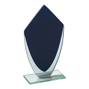 Glass Plaque Blue/Mirror