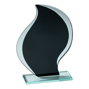 Glass Plaque (Black/Mirror)