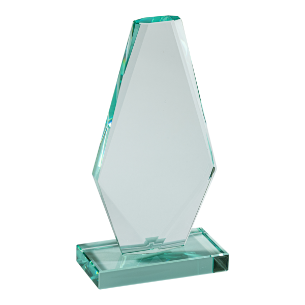 Obelisk Glass Plaque (Satin Box)
