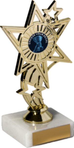 Star Holder on White Marble