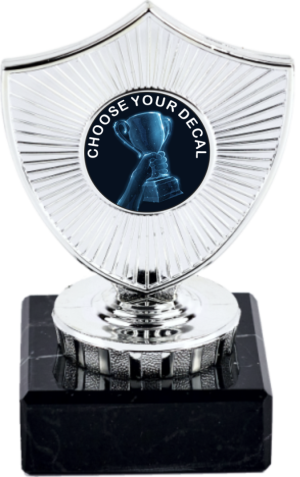 10cm Silver Shield Holder