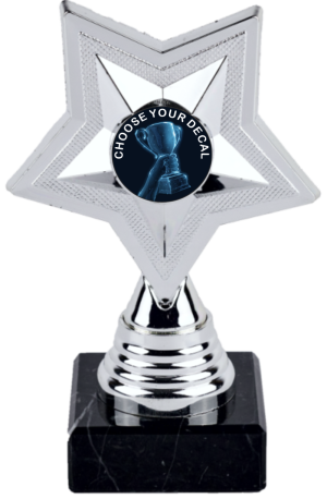 13cm Silver Star Holder