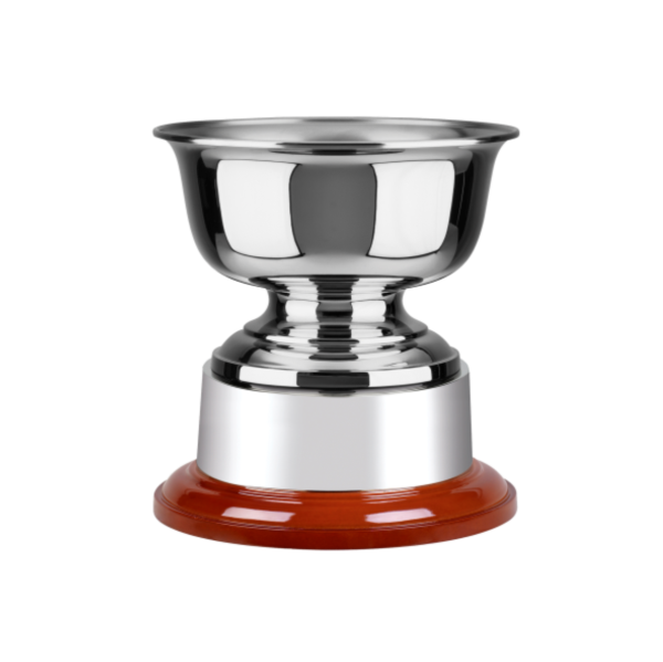 Swatkins Rose Bowl on Wood Plinth