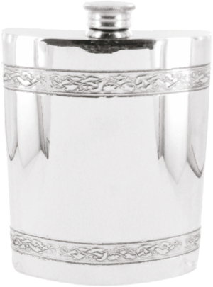 Wentworth Pewter 6oz Celtic Hip Flask
