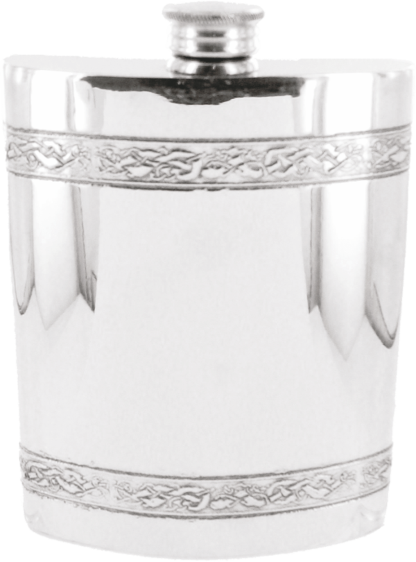 Wentworth Pewter 6oz Celtic Hip Flask