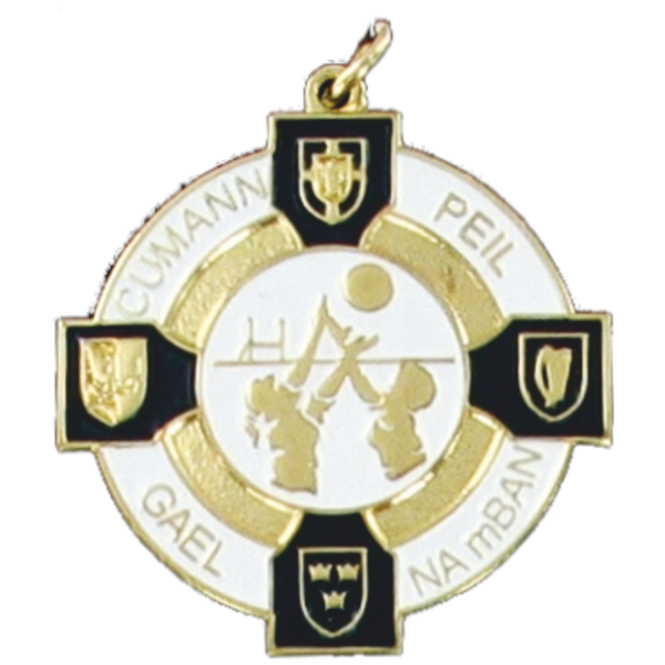 34mm Ladies Gaelic Medal (Navy)