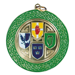 50mm Irish 4 Province Medallion