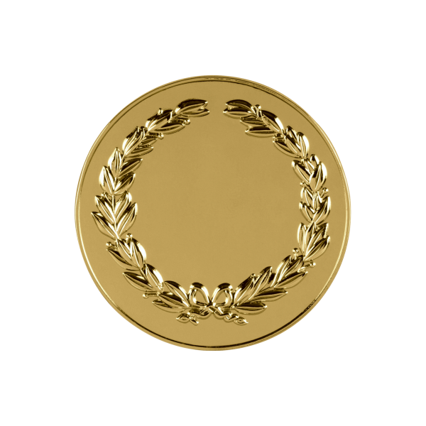 50mm Wreath Coin Medallion