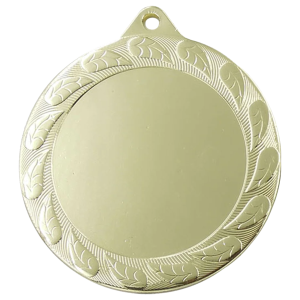 70mm Medallion with Leaf Design
