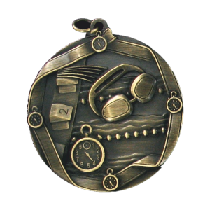 60mm Swimming Medallion