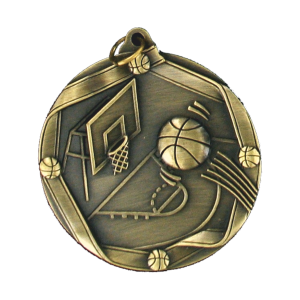 60mm Basketball Medallion