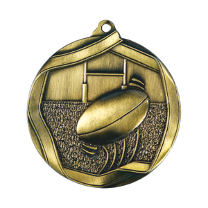 60mm Rugby Medallion