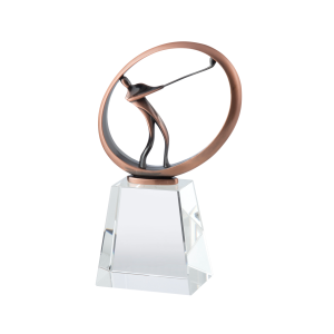 Metal & Glass Golf Swing Award