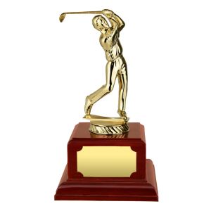 7.5" Solid Metal Golf Figure