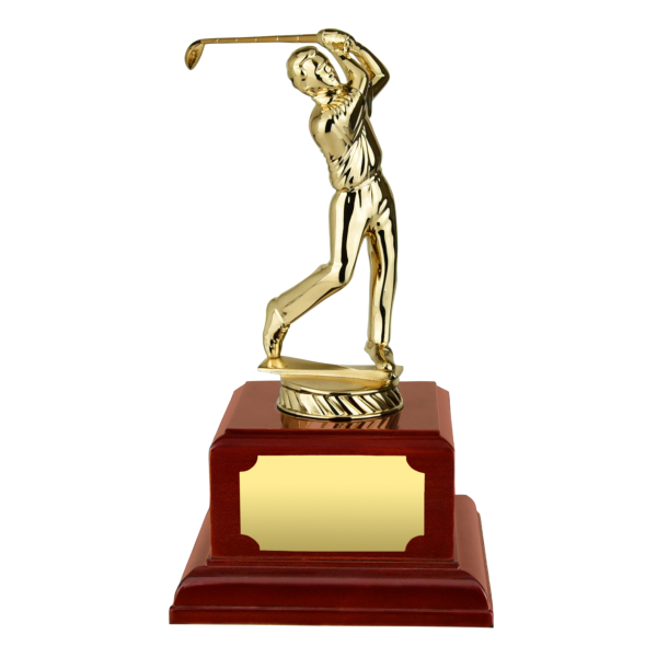 7.5" Solid Metal Golf Figure