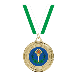 40mm Medal, Centre & Ribbon
