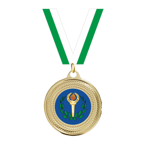 40mm Medal, Centre & Ribbon
