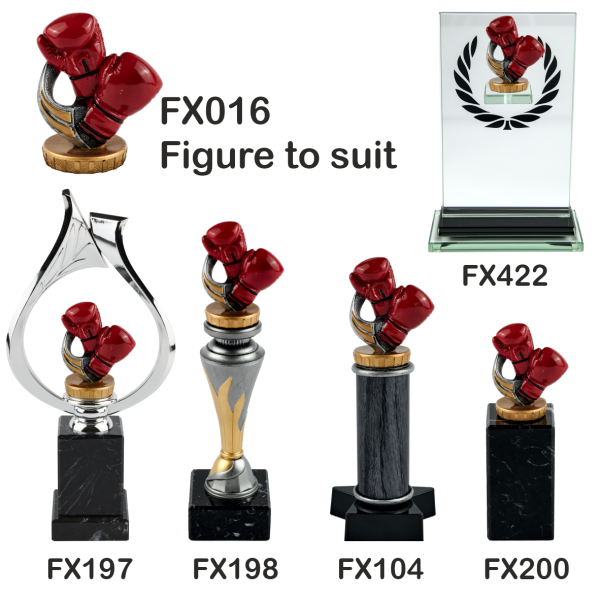 Boxing Flex Figure 75mm (Silver & Gold)