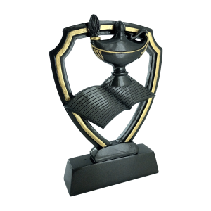 16cm Lamp of Knowledge Plaque