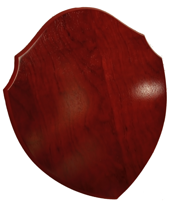 Veneered Shield with Strut