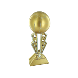 Gold Gaelic Football on Stars