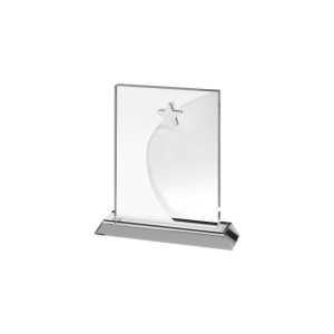 Swatkins Crystal Plaque with Metal Star